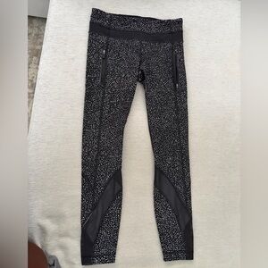 Lululemon 25” Black and White Patterned Leggings